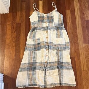Mango Plaid Dress